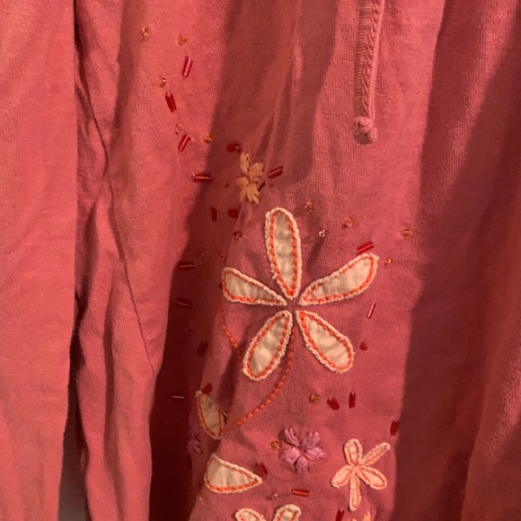 🎀2/$8🎀 Girls LS shirt with tie top - Picture 4 of 5